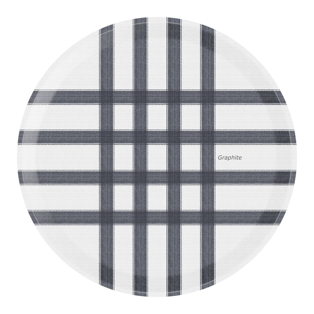 FROQE - TRAY_PLATE_WV - SKU_TRA237GRAP25 - Graphite - round_25cm_9.84in - MEAL & TRADITION by Forbicon - Sweden